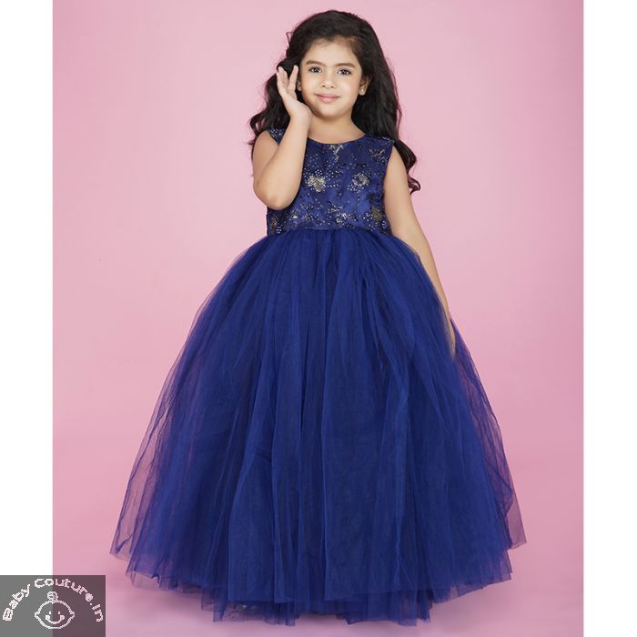Royal Blue Off Shoulder Long Prom Ball Gown with Lace – SIMIBridal