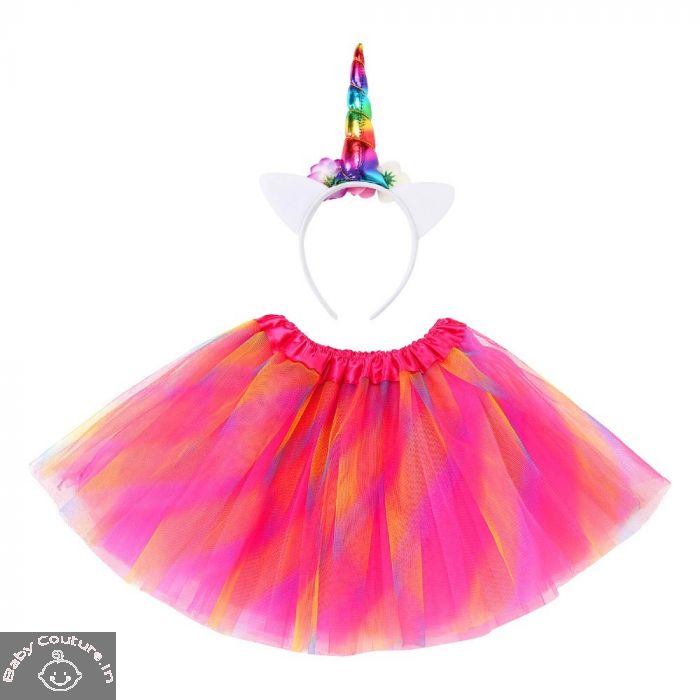 Buy Ruiuzioong Rainbow Tutu Skirt for Girls Unicorn Skirt with Unicorn  Headband for Party Birthday Dress Up Unicorn Gifts for Girls Online at  desertcartINDIA
