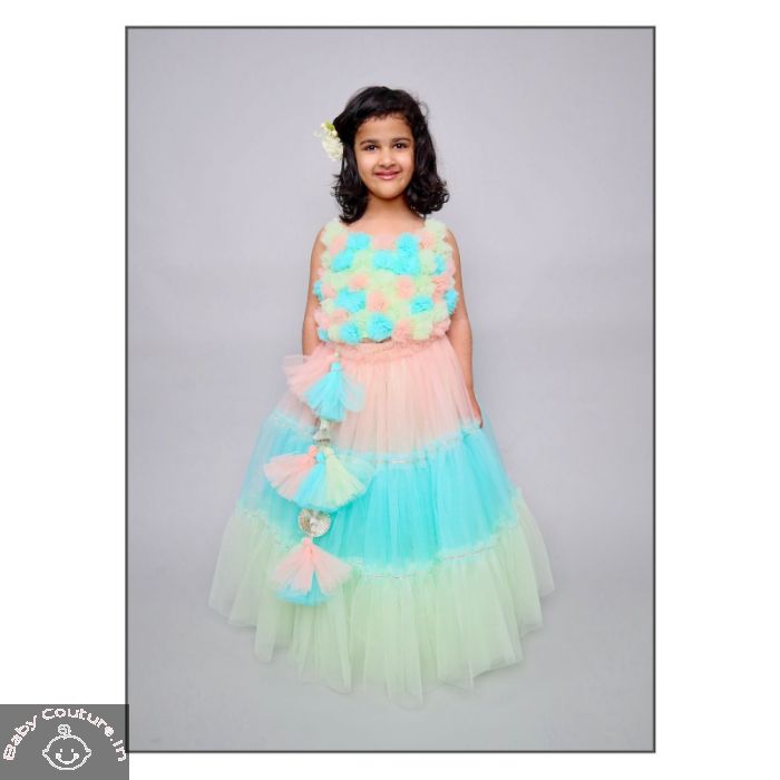Party Wear Kids Lehenga Choli. at Rs.1400/Pcs in surat offer by Khushbu  Fashion
