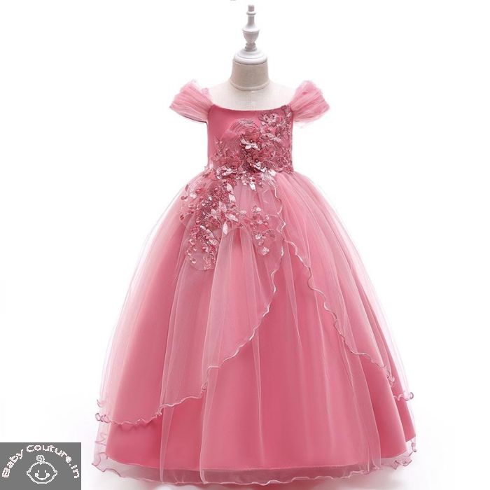Pink princess tutu dress / birthday dress / girl dress / party dress / kids  dress, Babies & Kids, Babies & Kids Fashion on Carousell