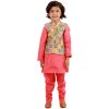 Gorgeous Boys Kurta Pajama Set With Multicolor Jacket 