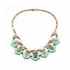 Uberdiva Fusion Of Pearls Green Necklace