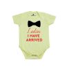 Radiant Yellow I Have Arrived Unisex Baby Romper