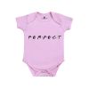 The Peppy Tend  Pink Perfect Unisex Baby Romper