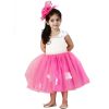 Pink Cow Love Butterfly Kids Party Dress