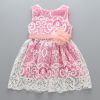 Pinky Love Crochet Summer Kids Dress