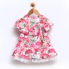 Rose Couture Frilled Floral Kids Party Dress