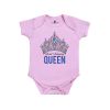 Superb Pink Social Distancing Queen Unisex Baby Romper