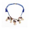 Uberdiva Deep Sea Blue Pearl & Stones Necklace