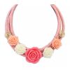 Uberdiva Pastel Roses Love Necklace